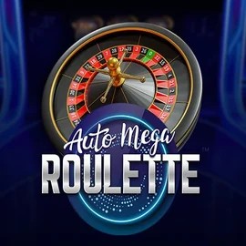 Auto Mega Roulette online game logo by Pragmatic Play on vipzinocasino.eu