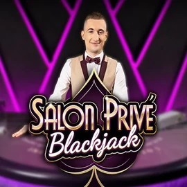 Blackjack Salon Privé online game logo by Ezugi on vipzinocasino.eu