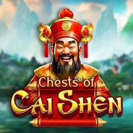 Slots logo of Chests of Cai Shen from Pragmatic Play at Vipzino Casino