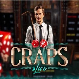 Live Craps by Evolution, showcased at vipzinocasino.eu – game logo
