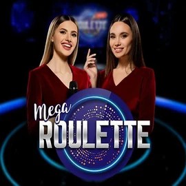 Mega Roulette slot logo by Pragmatic Play at Vipzino Casino