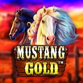 Official Slots logo: Mustang Gold by Pragmatic Play at Vipzino Casino