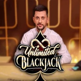 Unlimited Blackjack casino game by Ezugi – featured logo at Vipzino Casino